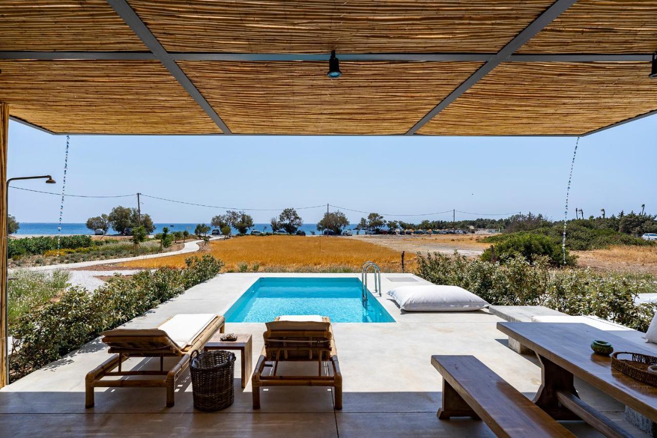 Akra Grammeno Beachfront Villas Palaiochora Exterior photo