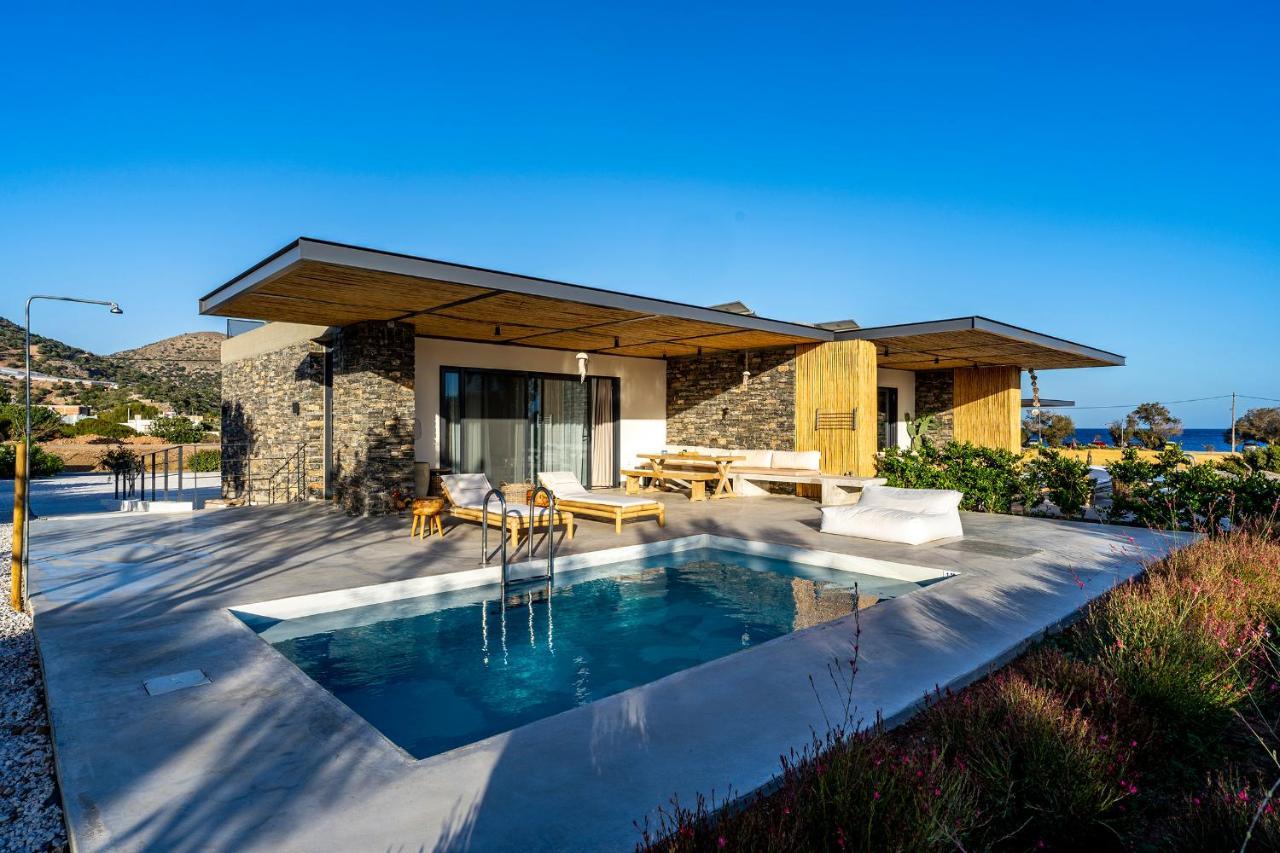 Akra Grammeno Beachfront Villas Palaiochora Exterior photo