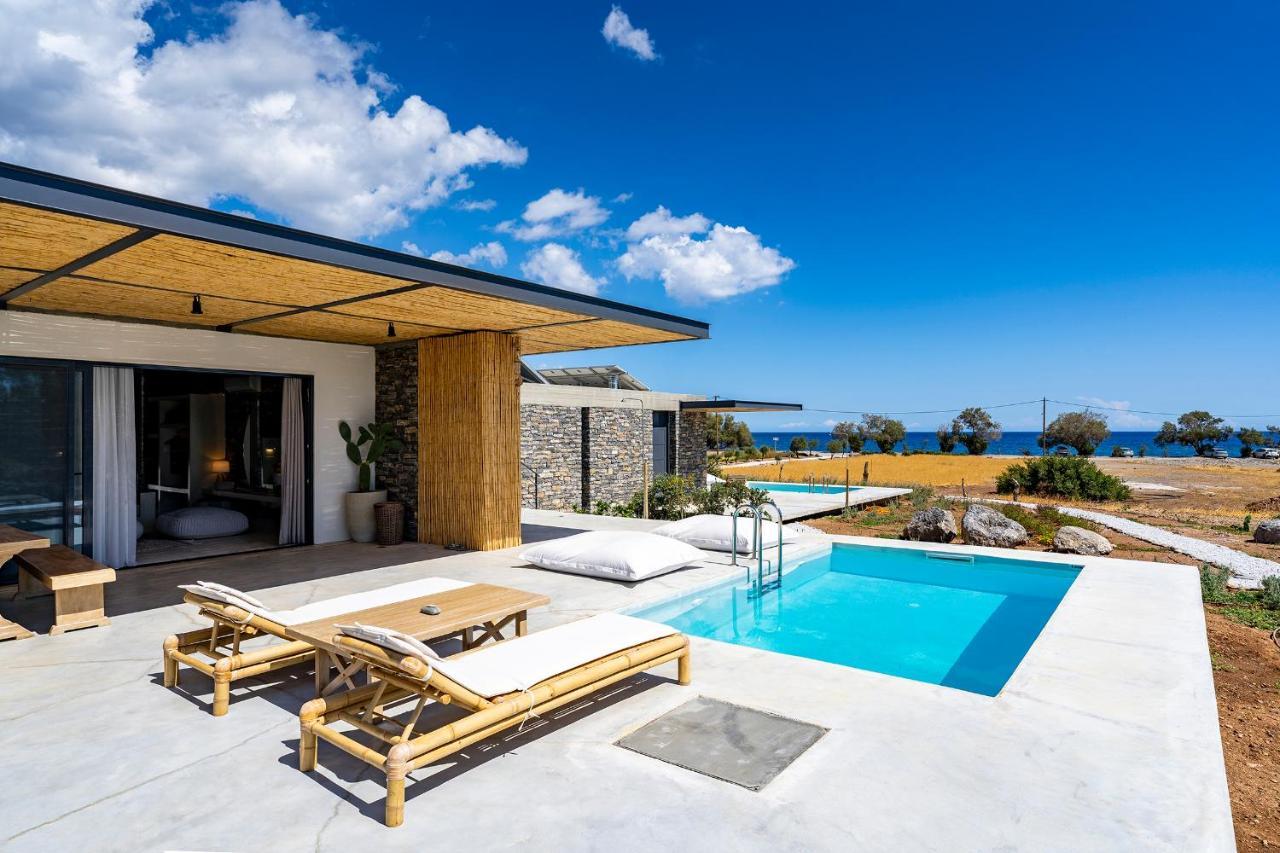 Akra Grammeno Beachfront Villas Palaiochora Exterior photo