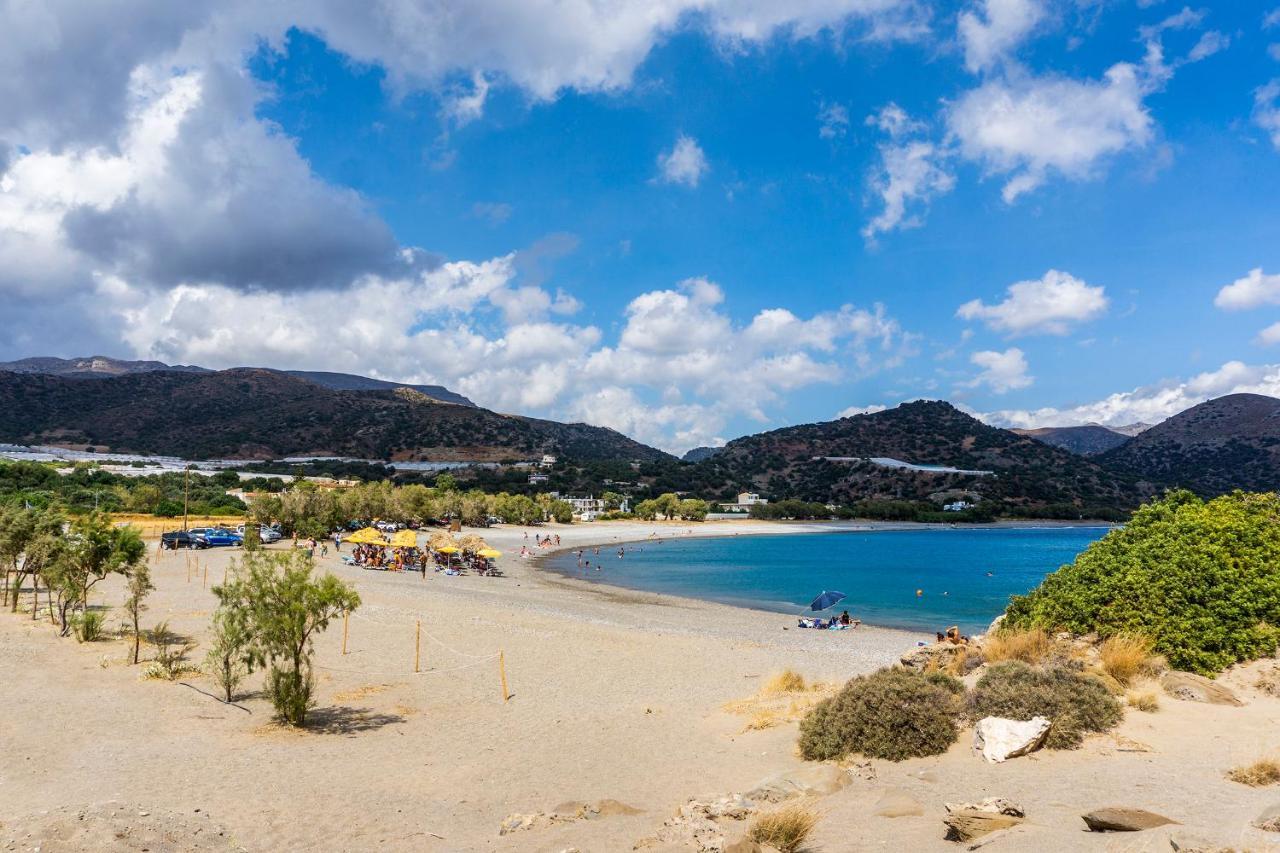 Akra Grammeno Beachfront Villas Palaiochora Exterior photo